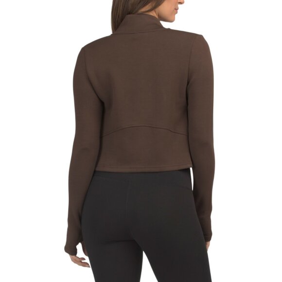 LOVE TREE Brown Zip Up Jacket - Picture 2 of 2